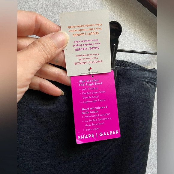 NWT Spanx high mid thigh short black shapewear underwear Sz S - Picture 4 of 7